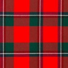 Sinclair Red Modern 16oz Tartan Fabric By The Metre